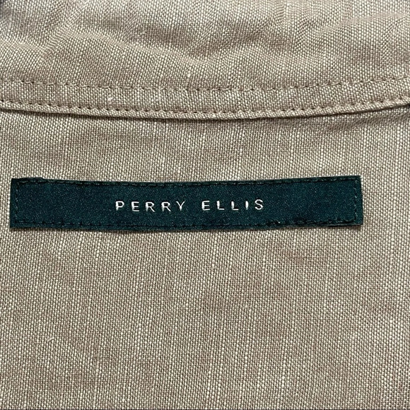 PERRY ELLIS Casual men’s shirt like Guayabera - Picture 10 of 13